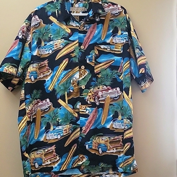 International Trading Company Other - International Trading Co. Tropical Surfboard Print Men's Shirt